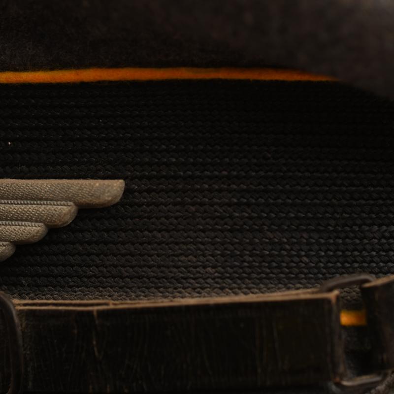 GERMAN WWII LUFTWAFFE FLIGHT SECTION VISOR CAP.