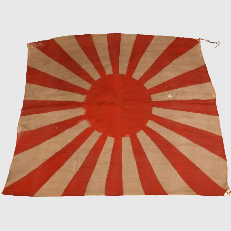 JAPANESE WWII RISING SUN FLAG.