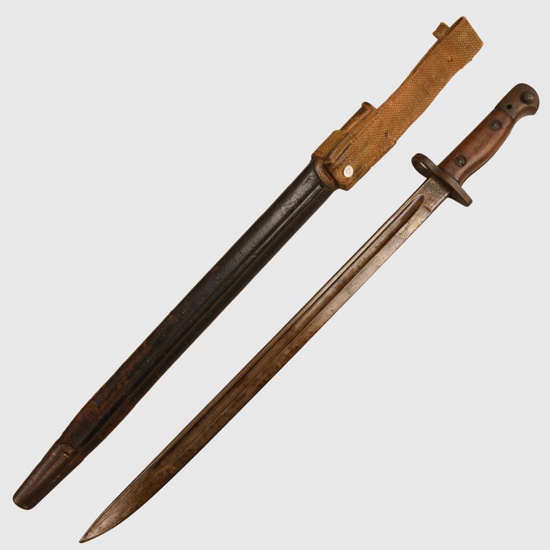 BRITISH WWI 1907 SWORD BAYONET.