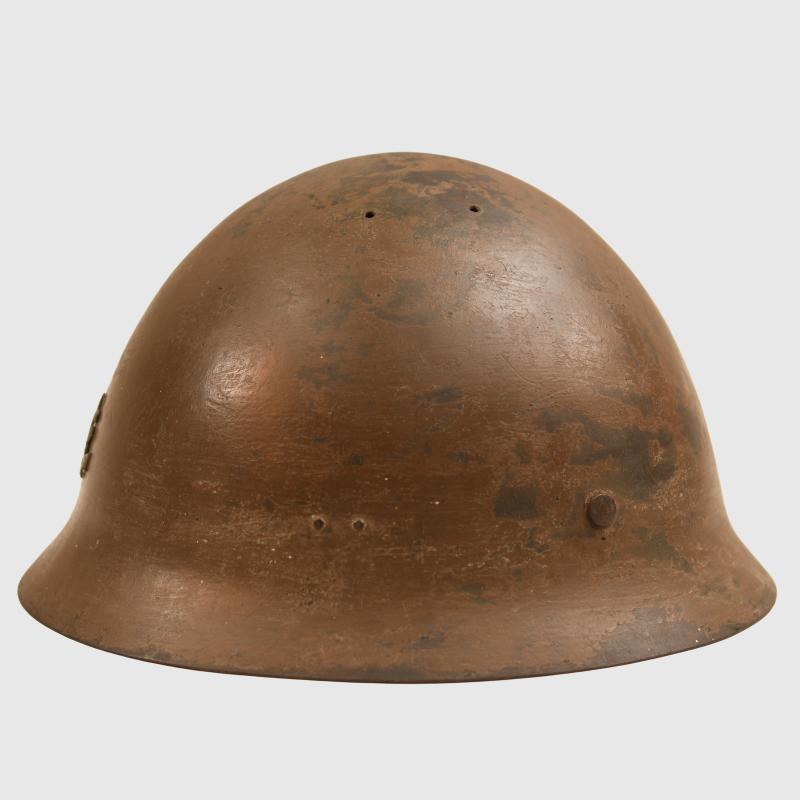 JAPANESE WWII TYPE 90 NAVY COMBAT HELMET.