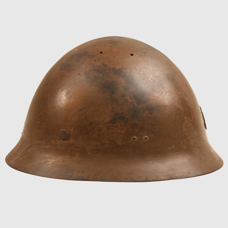 JAPANESE WWII TYPE 90 NAVY COMBAT HELMET.