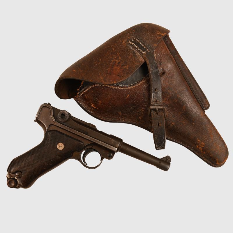 GERMAN WWI DE-ACTIVATED LUGER PISTOL.