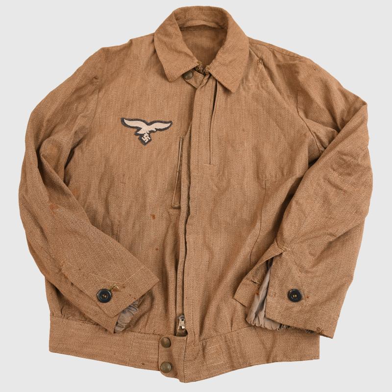 GERMAN WWII LUFTWAFFE TWO-PIECE SUMMER SUIT.