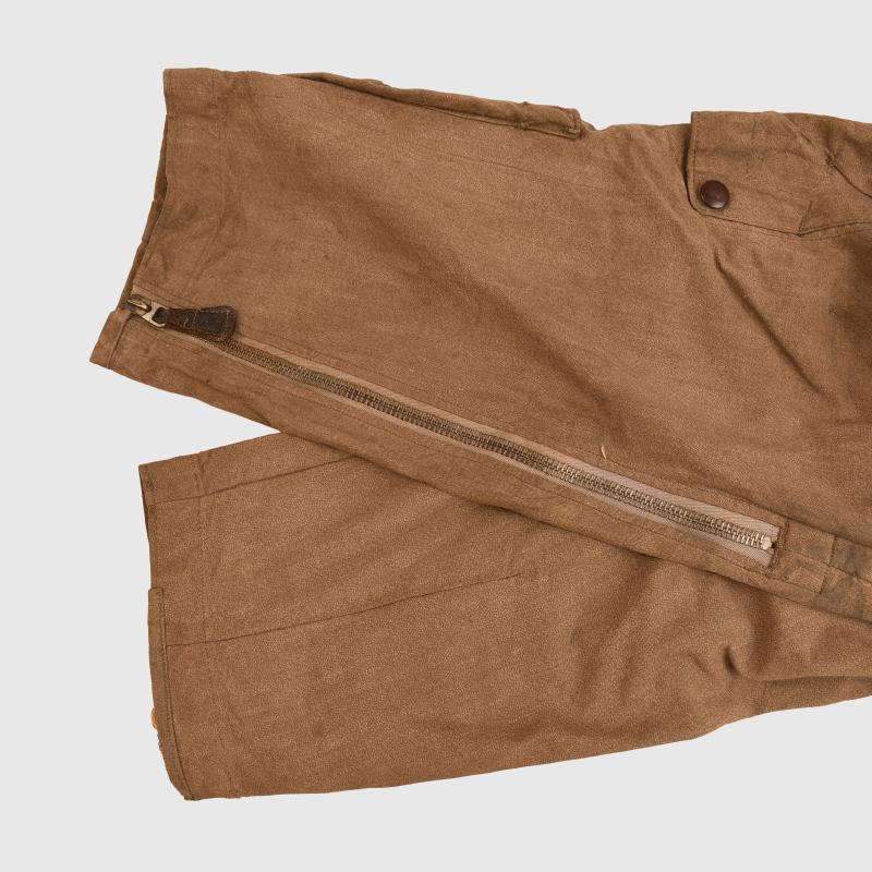 GERMAN WWII LUFTWAFFE TWO-PIECE SUMMER SUIT.