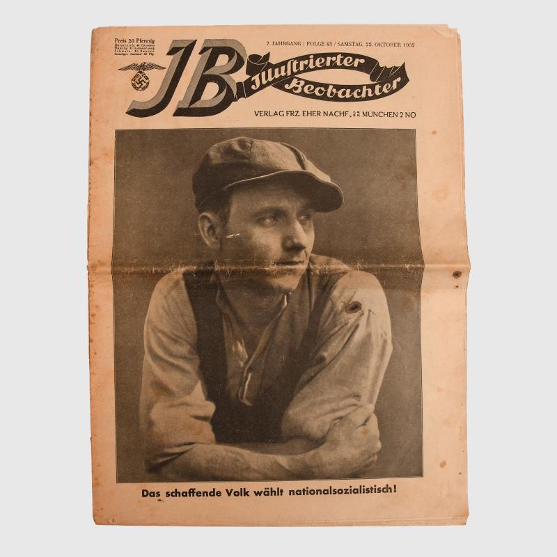 GERMAN WWII ILLUSTRIERTER BEOBACHTER (ILLUSTRATED NEWS).