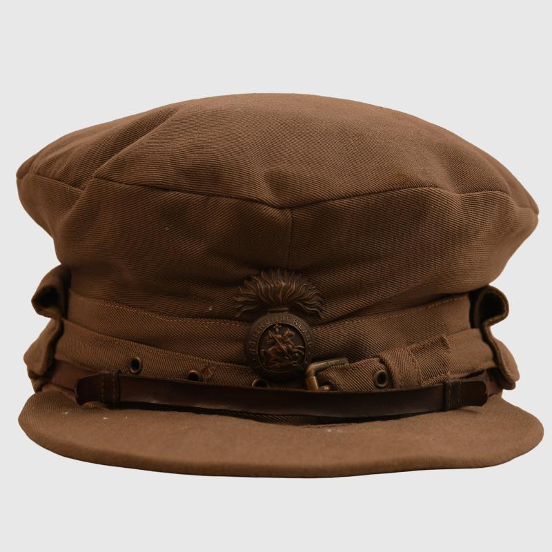 BRITISH WWI ROYAL NORTHUMBERLAND FUSILIERS OFFICERS TRENCH CAP