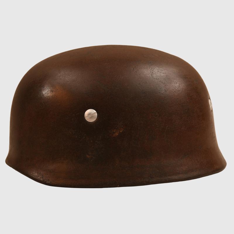 GERMAN WWII LUFTWAFFE PARATROOPER HELMET SHELL ONLY.