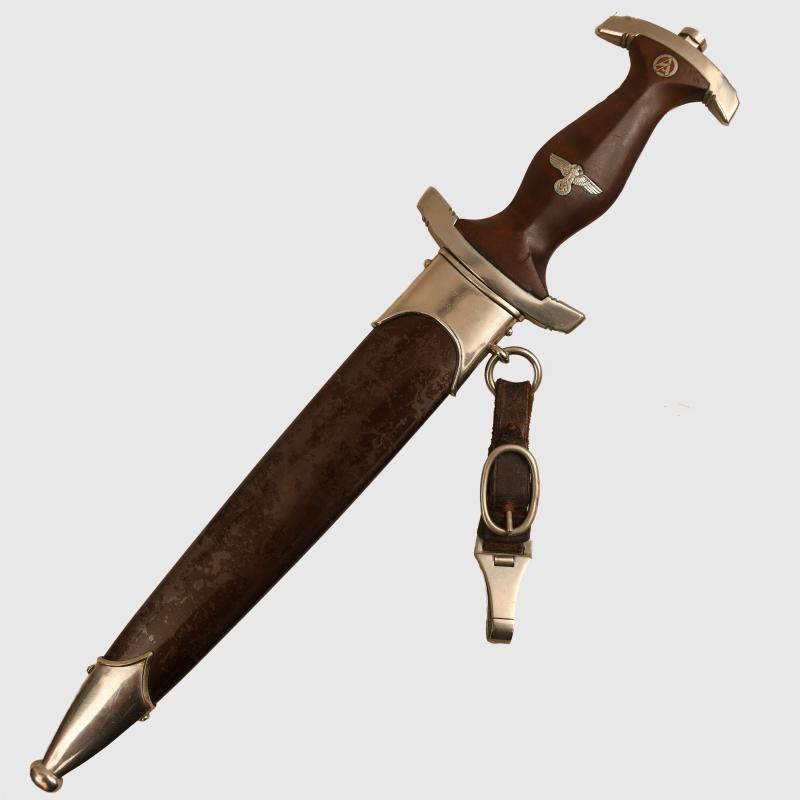 GERMAN WWII SA MANS DAGGER  PRESENTED TO A BRIGADFUHRER.