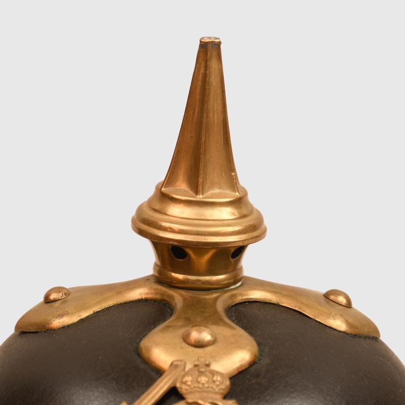 GERMAN WWI HESSE INFANTRY REGT EARLY PATTERN ENLISTED MAN PICKLEHAUBE