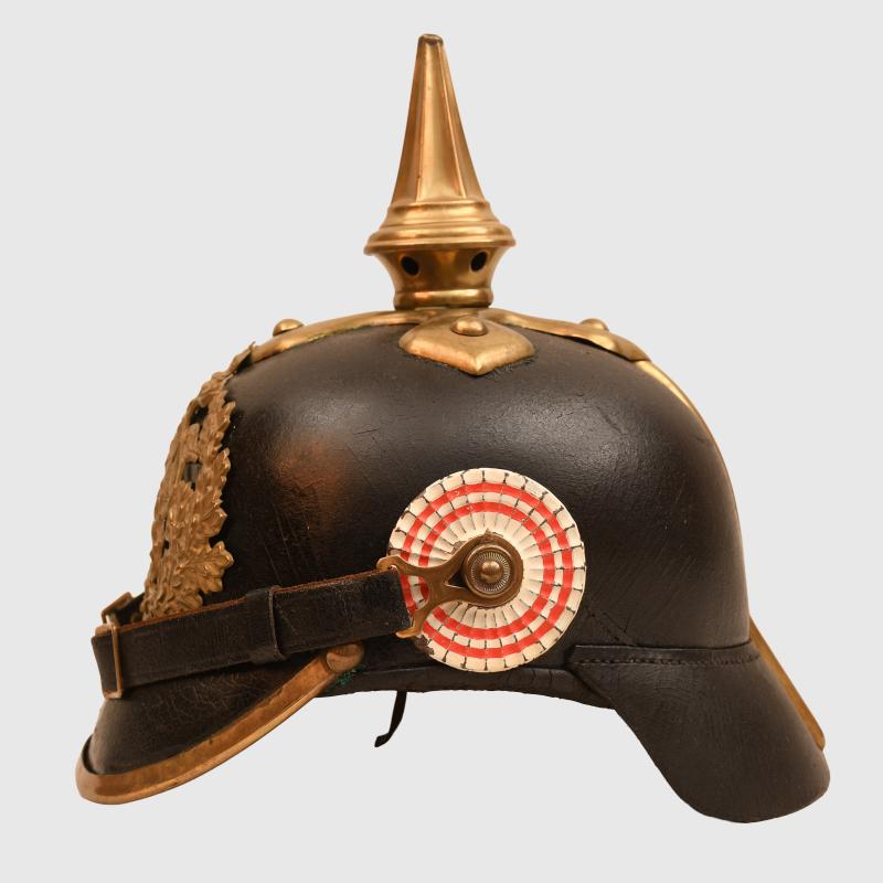 GERMAN WWI HESSE INFANTRY REGT EARLY PATTERN ENLISTED MAN PICKLEHAUBE