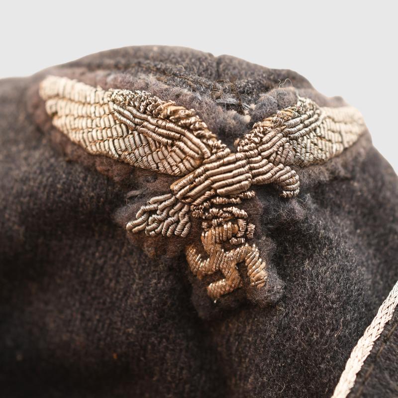 GERMAN WWII LUFTWAFFE OFFICERS OVERSEAS CAP.