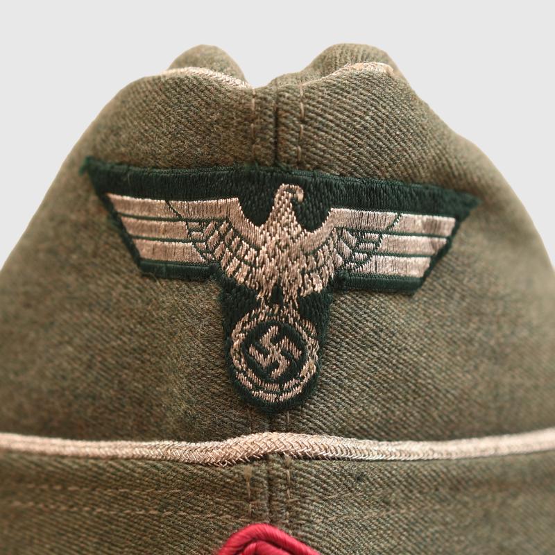 GERMAN WWII ARMY VETERINARY OR GENERAL STAFF OFFICERS OVERSEAS CAP.