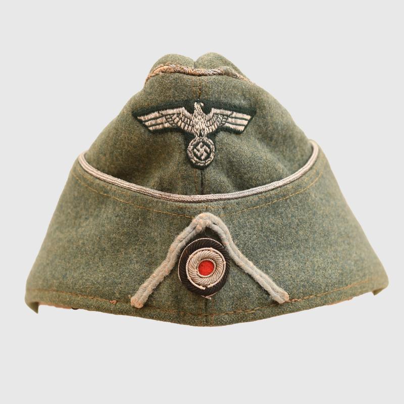 GERMAN WWII ARMY TRANSPORT OFFICERS OVERSEAS CAP.