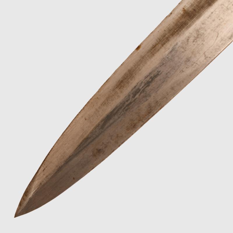GERMAN WWI TRENCH KNIFE.