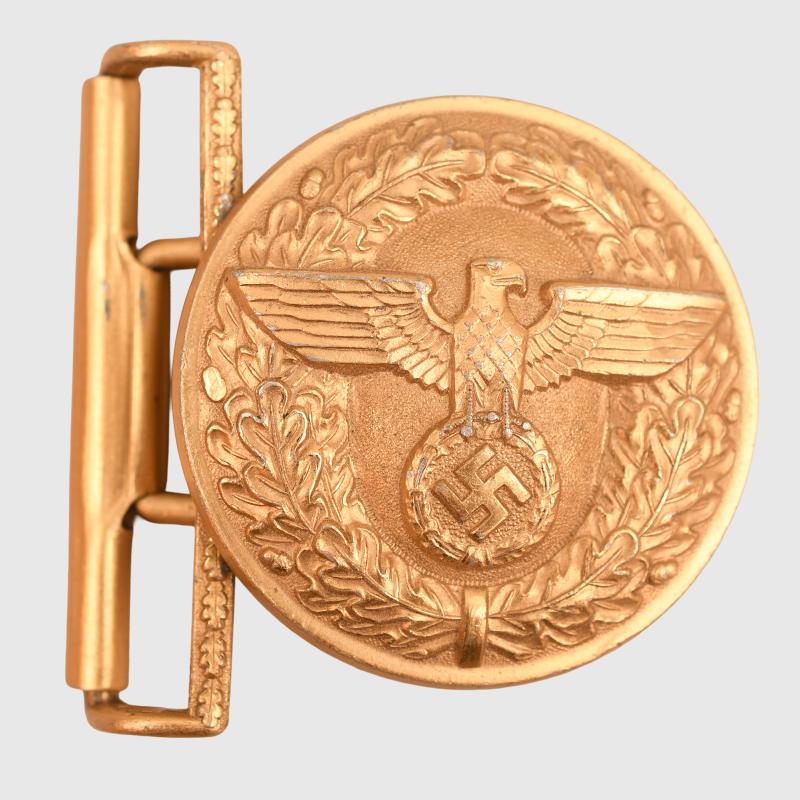GERMAN WWII POLITICAL LEADERS BELT BUCKLE