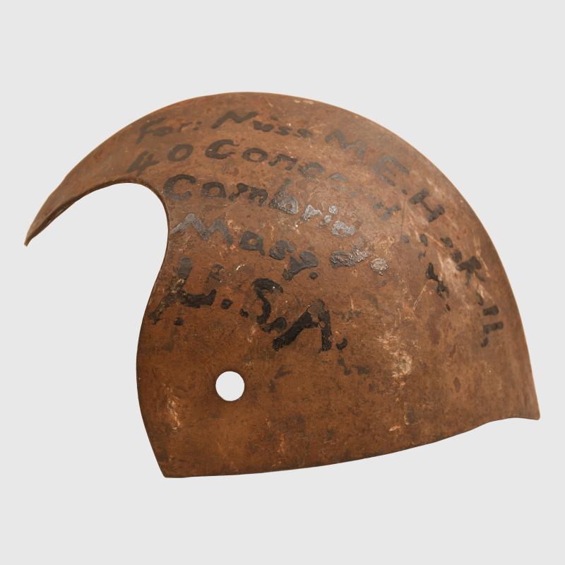 AUSTRIAN WWI MODEL 1905 AUSTRIAN DRAGOON HELMET, ARMOURED FRONT PLATE.
