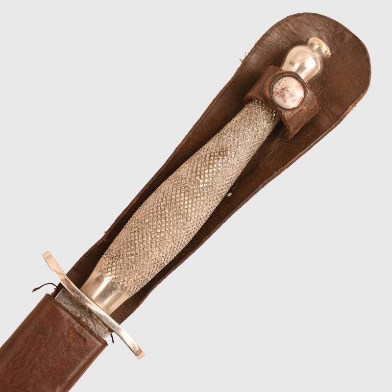 BRITISH WWII 1ST PATTERN FAIRBAIRN SYKES KNIFE.