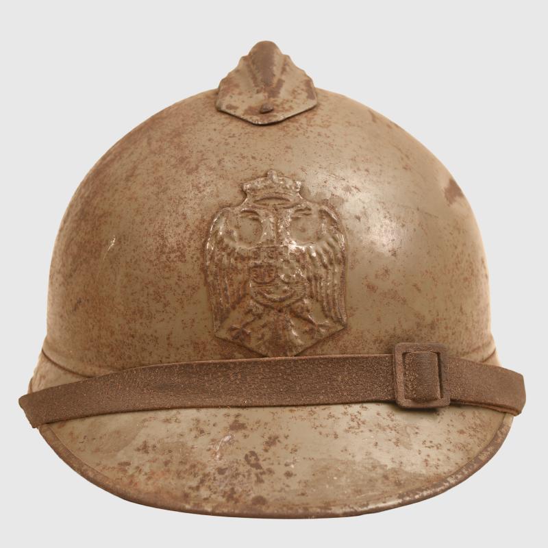 SERBIAN WWI ADRIAN HELMET.