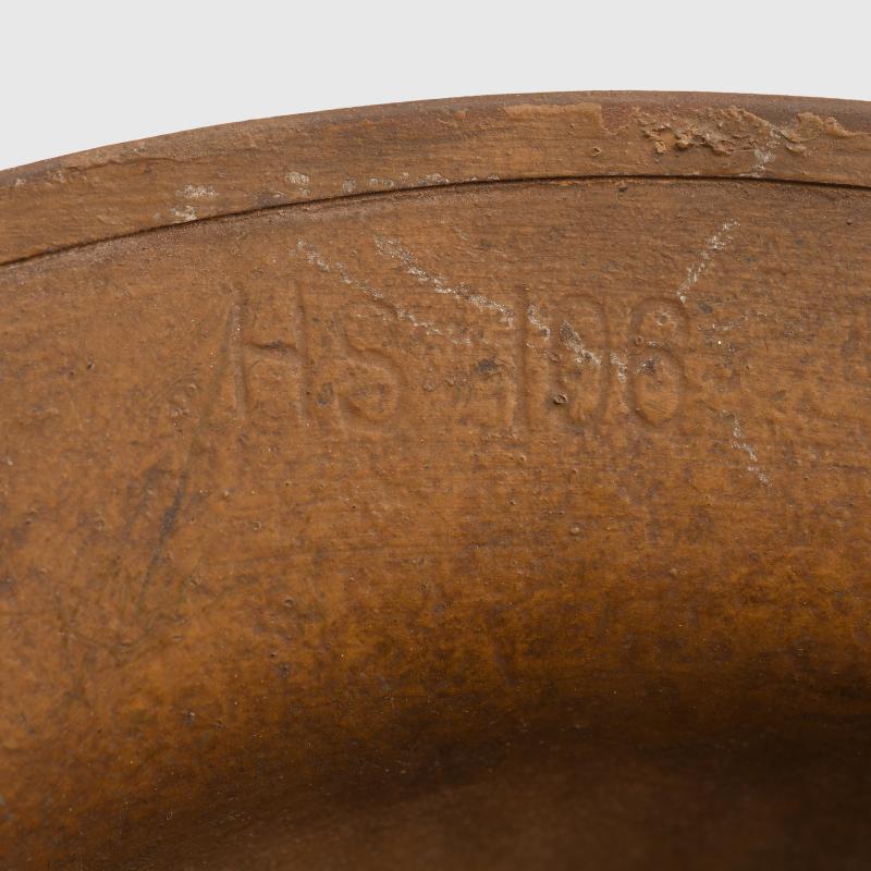 BRITISH WWI 1ST PATTERN CRUISE VISOR BRODIE HELMET.