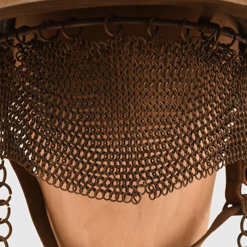 BRITISH WWI 1ST PATTERN CRUISE VISOR BRODIE HELMET.