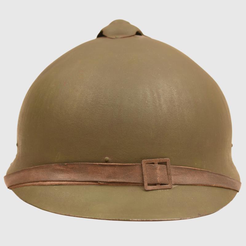 RUSSIAN WWI SOHLBERG HELMET.