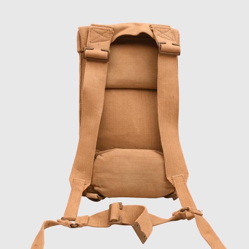 BRITISH WWII SOUP CONTAINER WITH RARE WEBBING CARRIER.