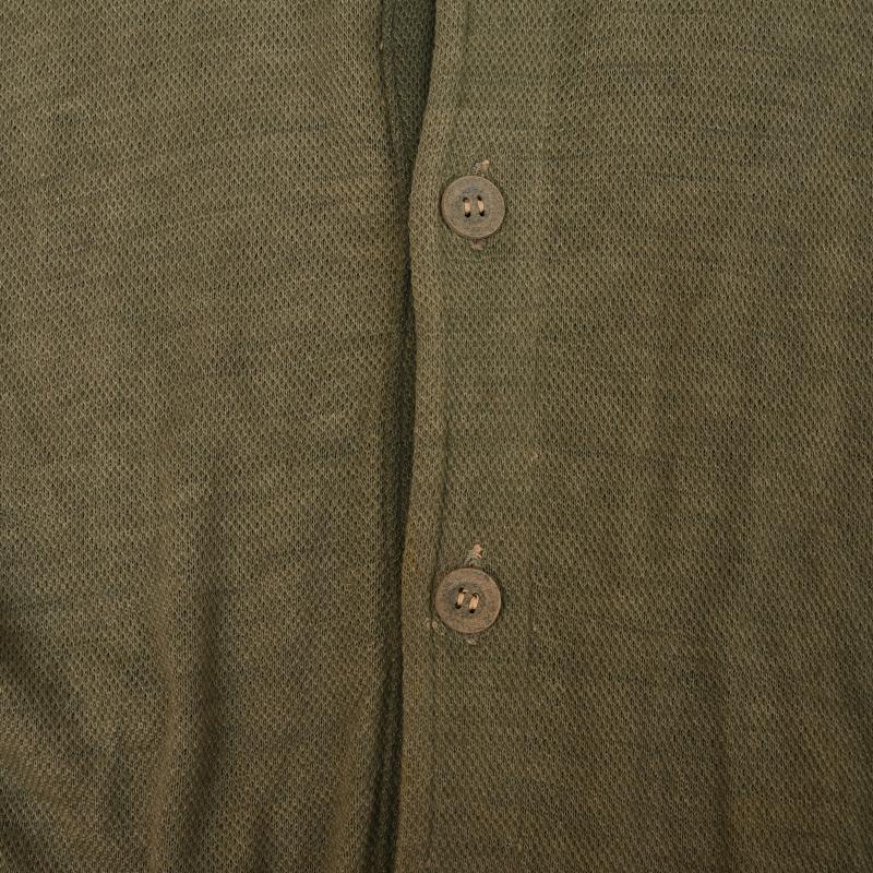 GERMAN WWII WAFFLE WEAVE COMBAT SHIRT.