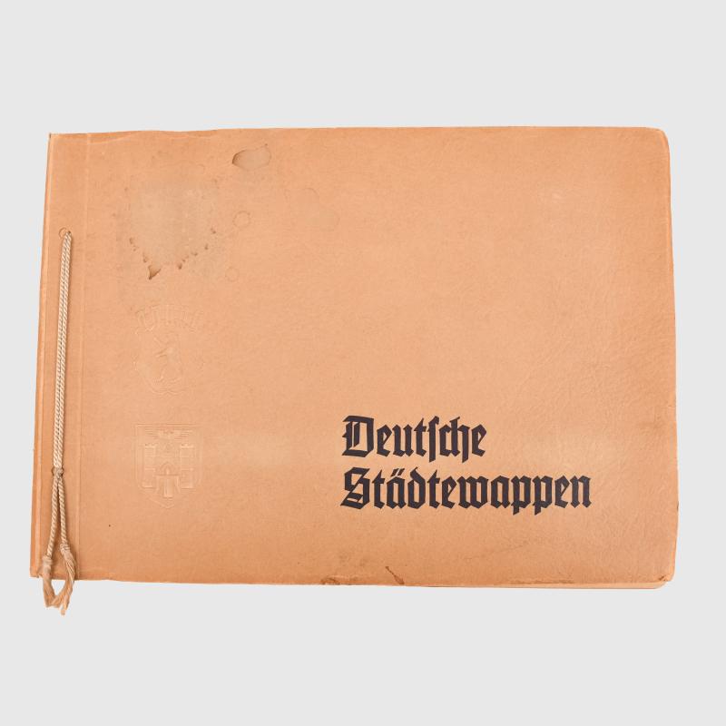 GERMAN WWII GERMAN STATE COAT OF ARMS ALBUM.