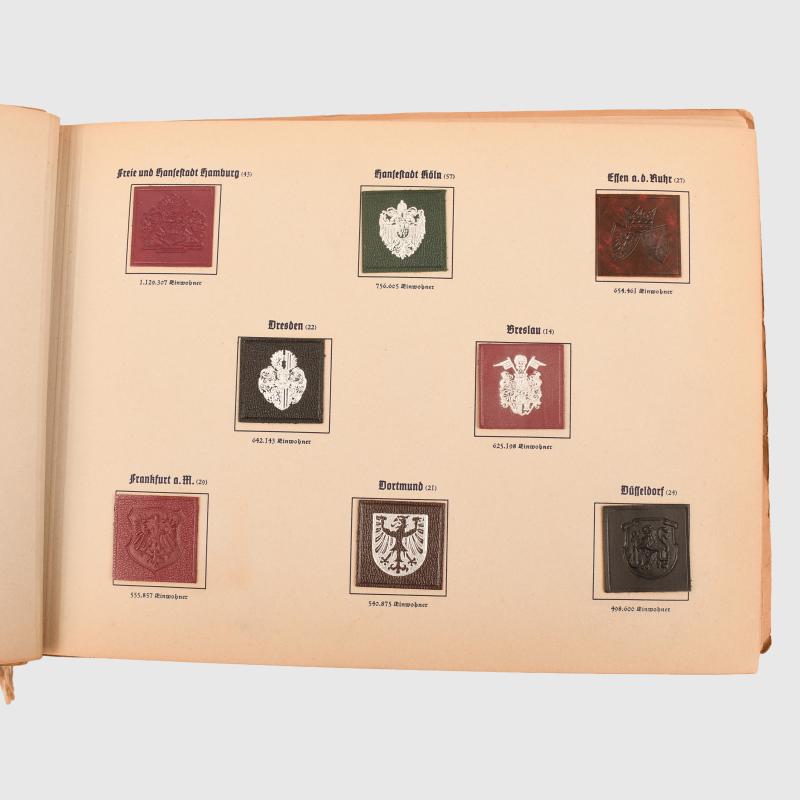 GERMAN WWII GERMAN STATE COAT OF ARMS ALBUM.