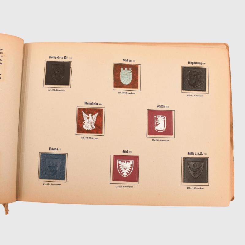 GERMAN WWII GERMAN STATE COAT OF ARMS ALBUM.