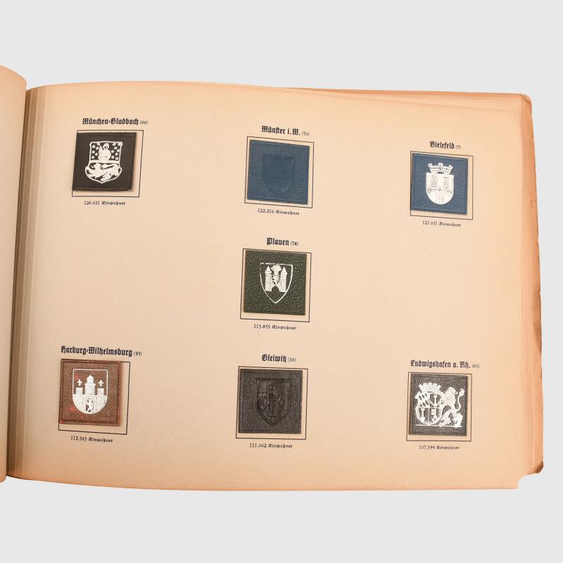 GERMAN WWII GERMAN STATE COAT OF ARMS ALBUM.
