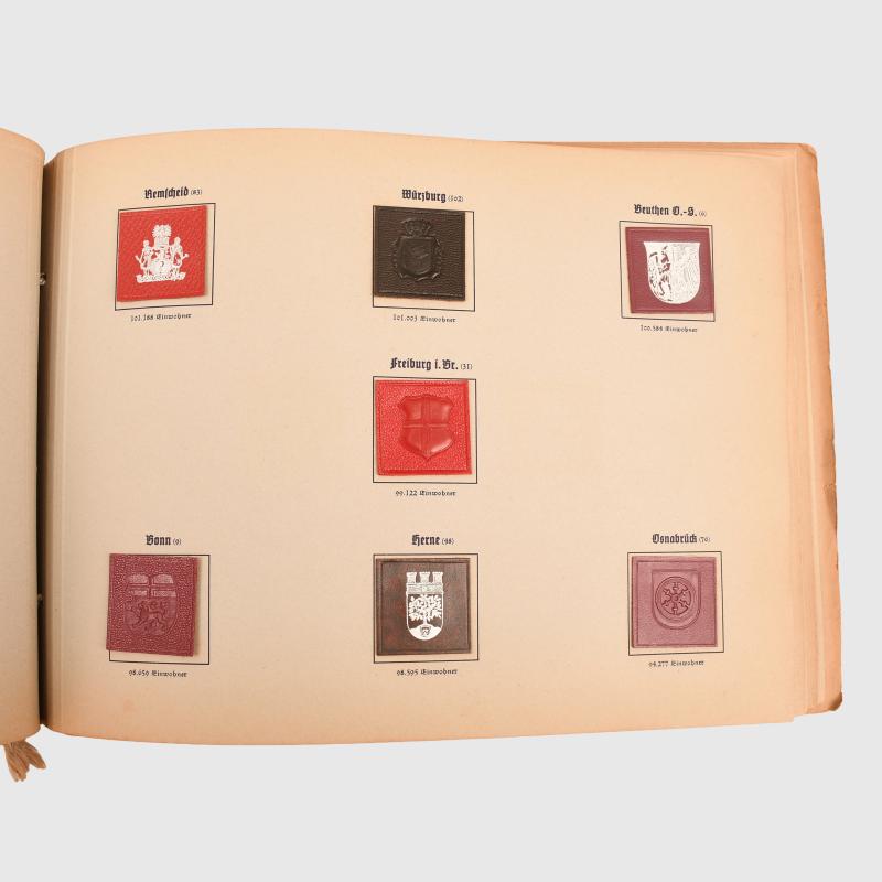 GERMAN WWII GERMAN STATE COAT OF ARMS ALBUM.