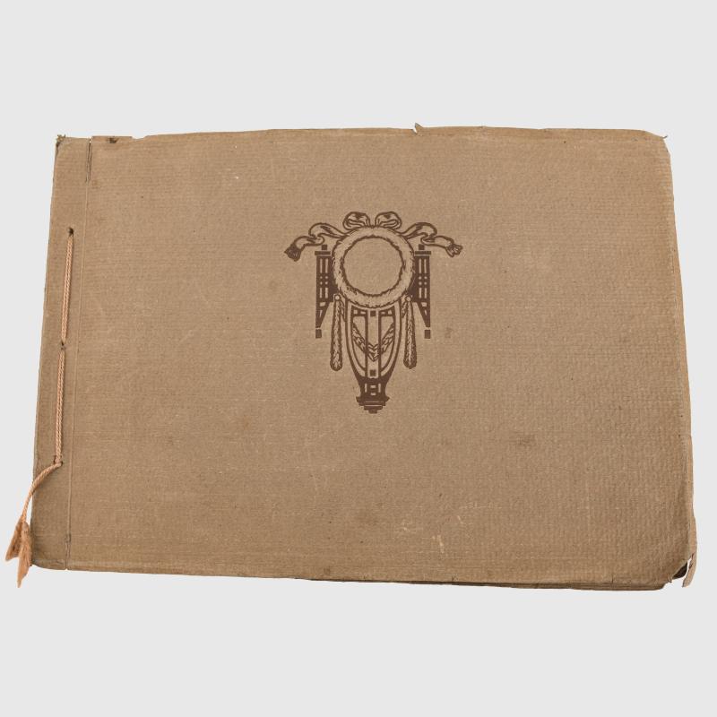 GERMAN WWI BALLOON UNIT PHOTOGRAPH ALBUM AND ACCOMPANYING PAPERWORK.