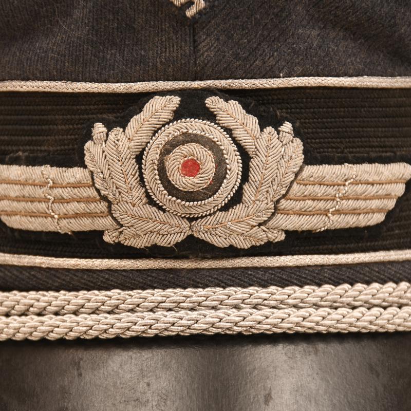GERMAN WWII LUFTWAFFE OFFICERS CRUSHER CAP.