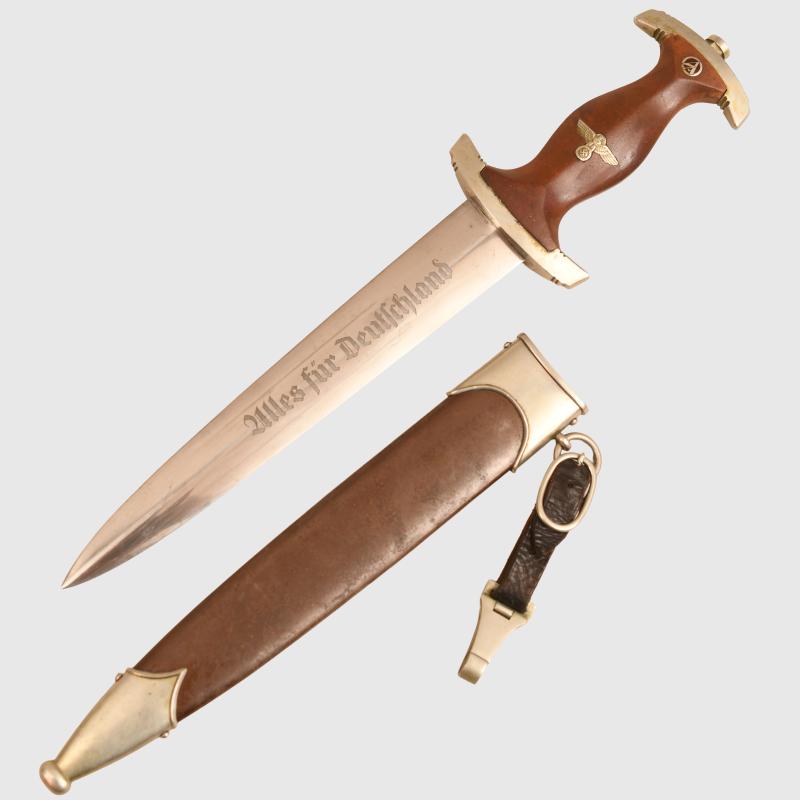 GERMAN WWII SA DAGGER BY EMIL VOOS.