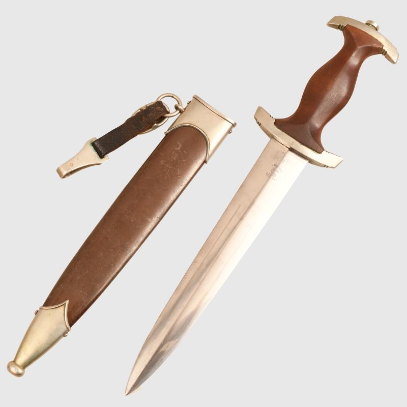 GERMAN WWII SA DAGGER BY EMIL VOOS.