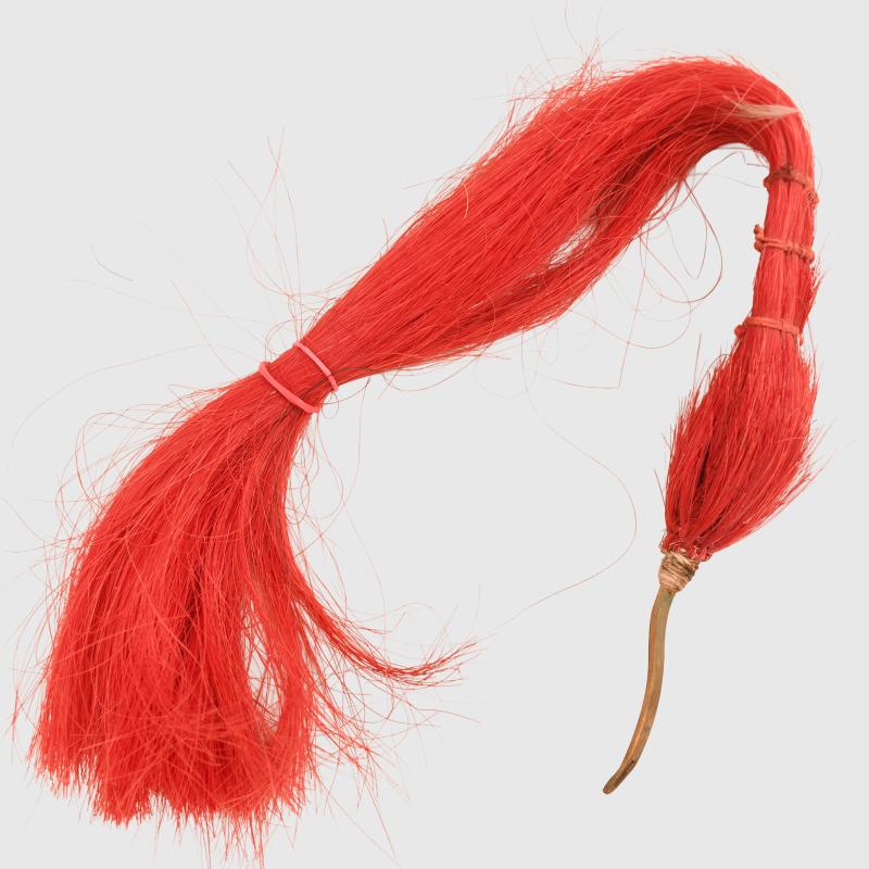 BRITISH VICTORIAN 12TH LANCERS ENLISTED RANKS LANCE CAP PLUME.