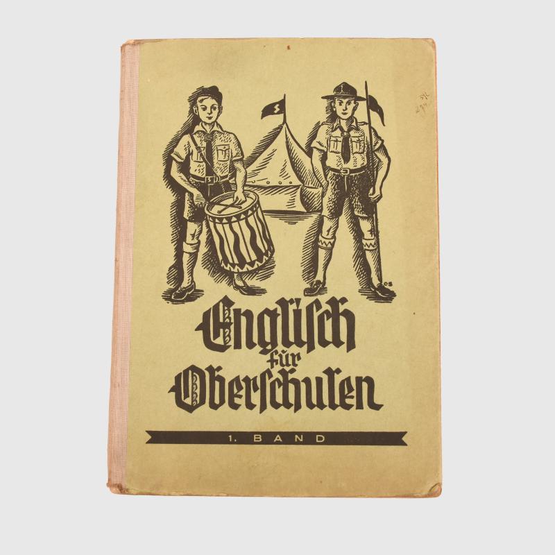 GERMAN WWII HITLER YOUTH/DJ ENGLISH-LANGUAGE LEARNING BOOK.