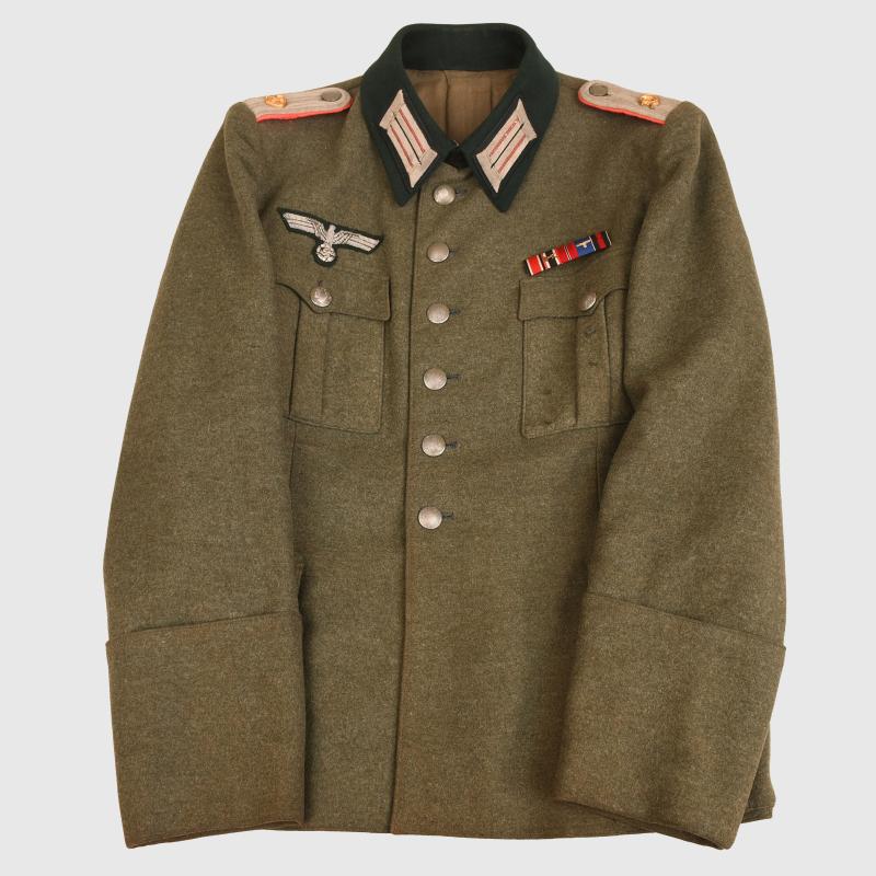 GERMAN WWII ARMY PANZER ANTI-TANK BATTALION OFFICERS TUNIC.