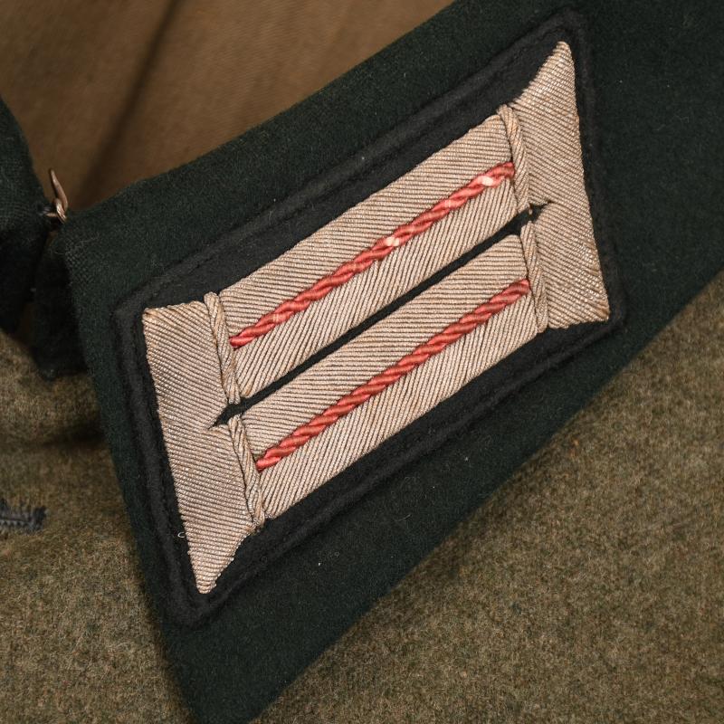 GERMAN WWII ARMY PANZER ANTI-TANK BATTALION OFFICERS TUNIC.