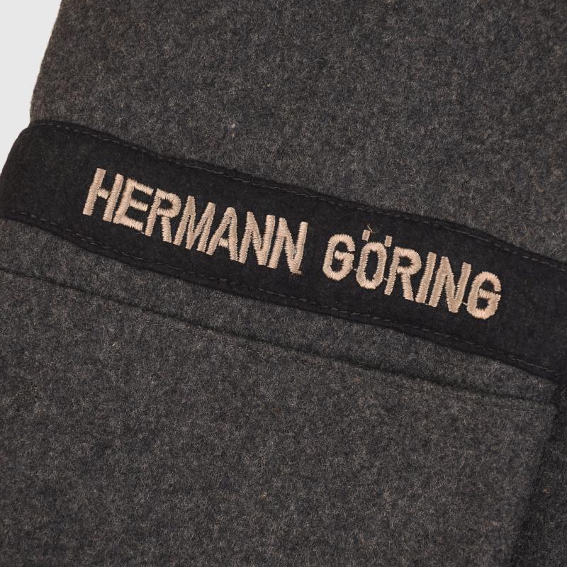 GERMAN WWII LUFTWAFFE HERMANN GOERING FLAK UNIT FOUR POCKET TUNIC.