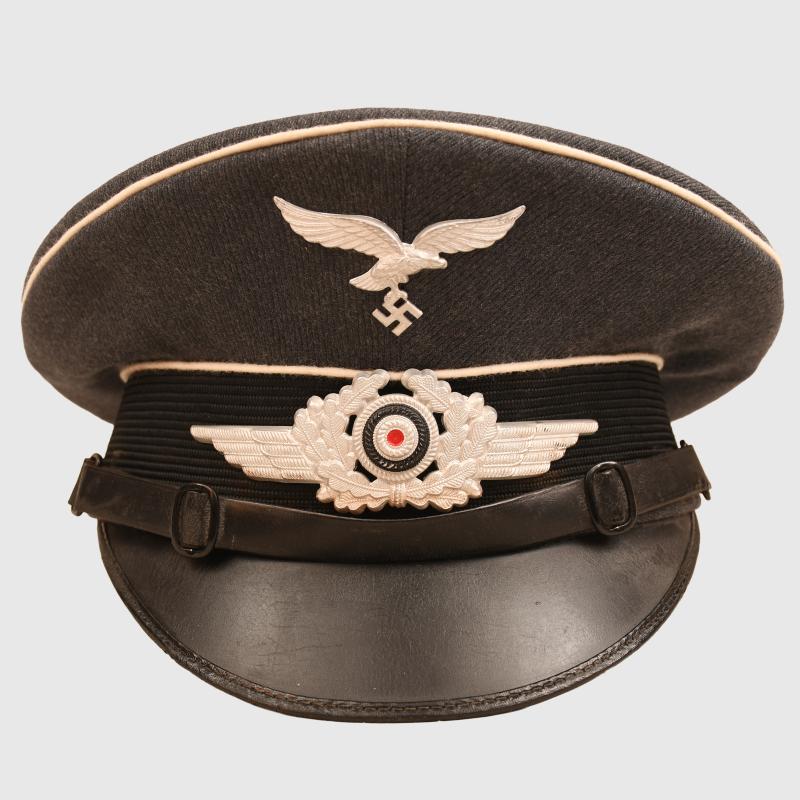 GERMAN WWII LUFTWAFFE HERMANN GOERING TUNIC AND BELT FOR A SENIOR SIGNALS NCO.
