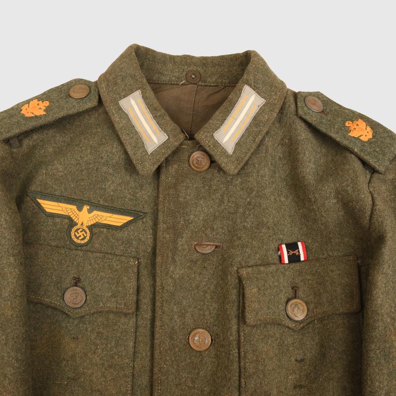 GERMAN WWII COASTAL ARTILLERY ENLISTED RANKS TUNIC.