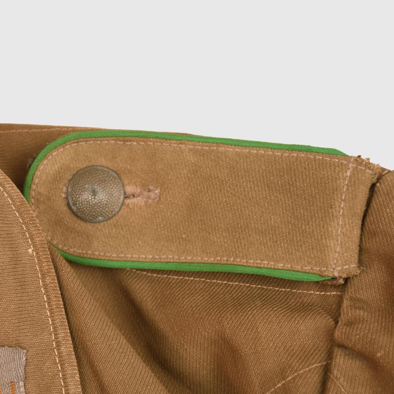 GERMAN WWII 1st PATTERN AFRIKAKORPS ENLISTED MAN’S TUNIC COMBAT WORN.