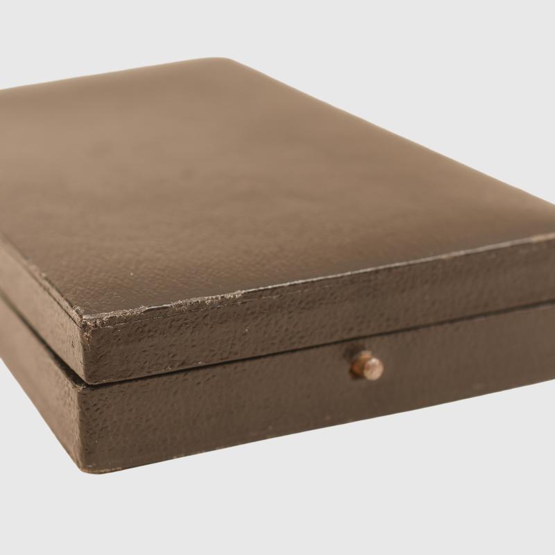GERMAN POST WWII KNIGHTS CROSS, CASED.