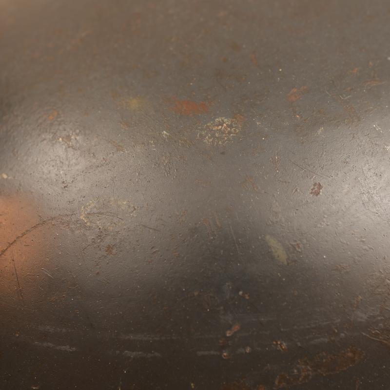 GERMAN WWII LUFTWAFFE M.35 DOUBLE DECAL COMBAT HELMET.
