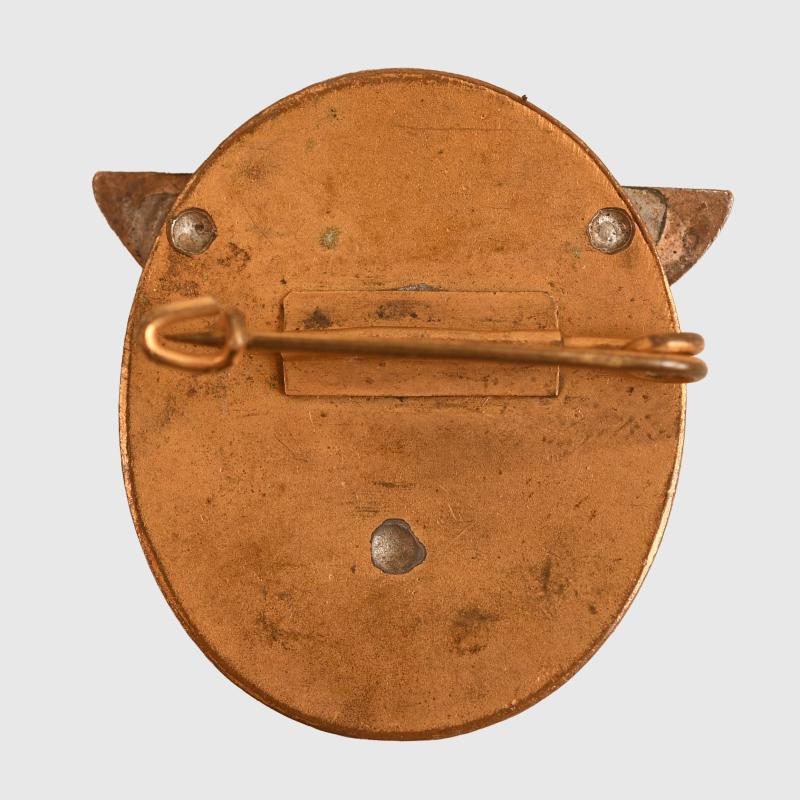 GERMAN WWII HITLER YOUTH HONOUR BADGE FOR DISTINGUISHED FOREIGNERS.
