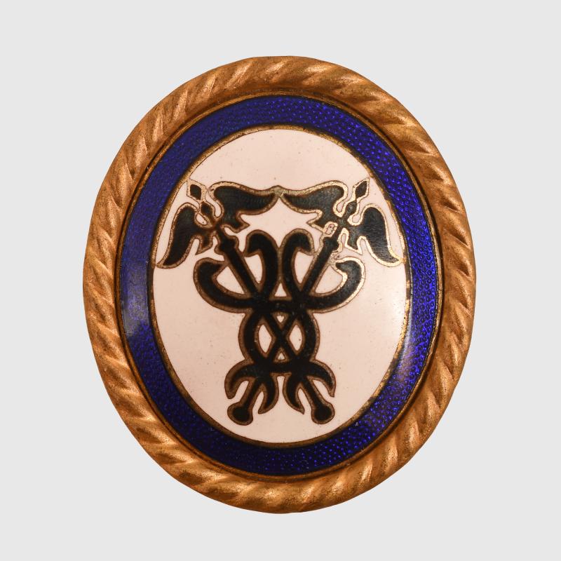 FINNISH WWII CUSTOMS OFFICALS BADGE BY ASSMANN.