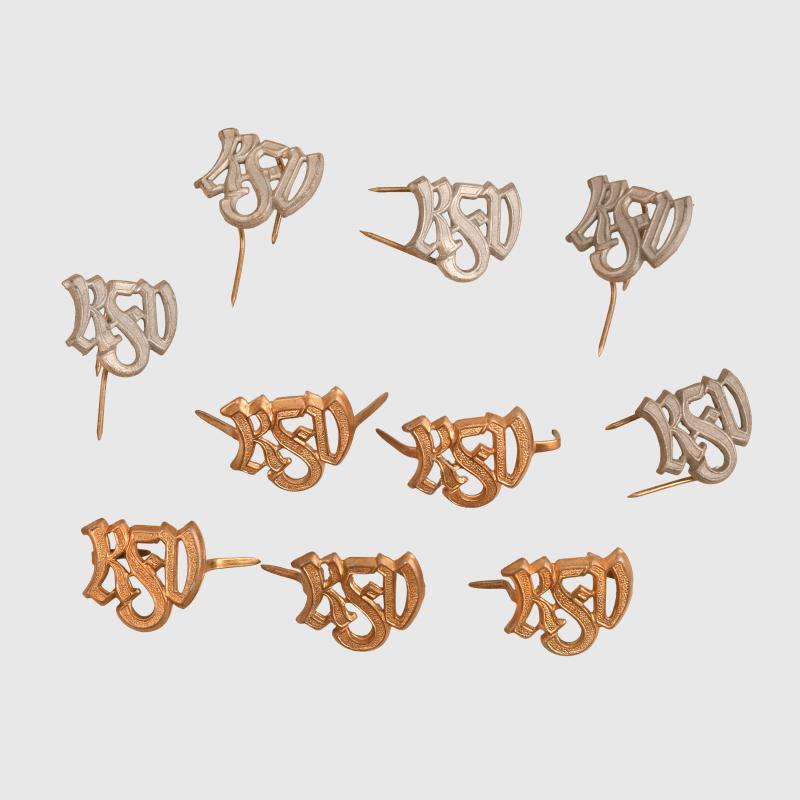 GERMAN WWII CUSTOMS SERVICE SHOULDER BOARD MOTIFS.