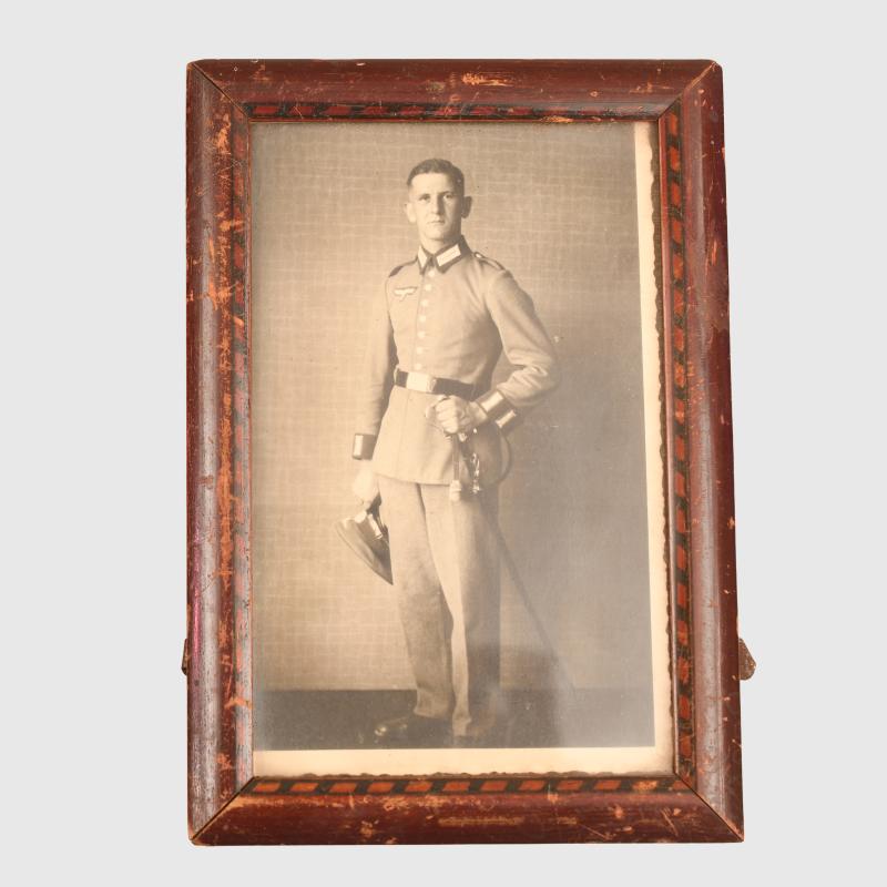 GERMAN WWII PHOTOGRAPH IN FRAME.